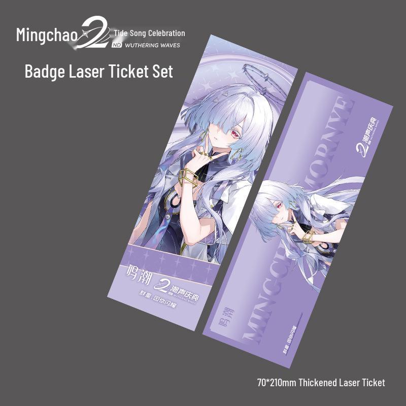 Wuthering Waves 2nd Anniversary Tide Sound Celebration Badge & Pin Collection Gift