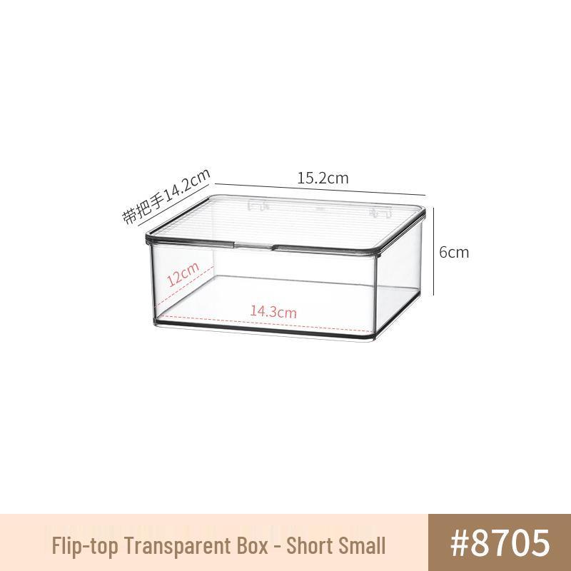 Transparenter Acryl-Schreibtisch-Schubladenorganizer - Staubdichte Schreibwaren-Aufbewahrungsbox mit freien Kombinationsmöglichkeiten