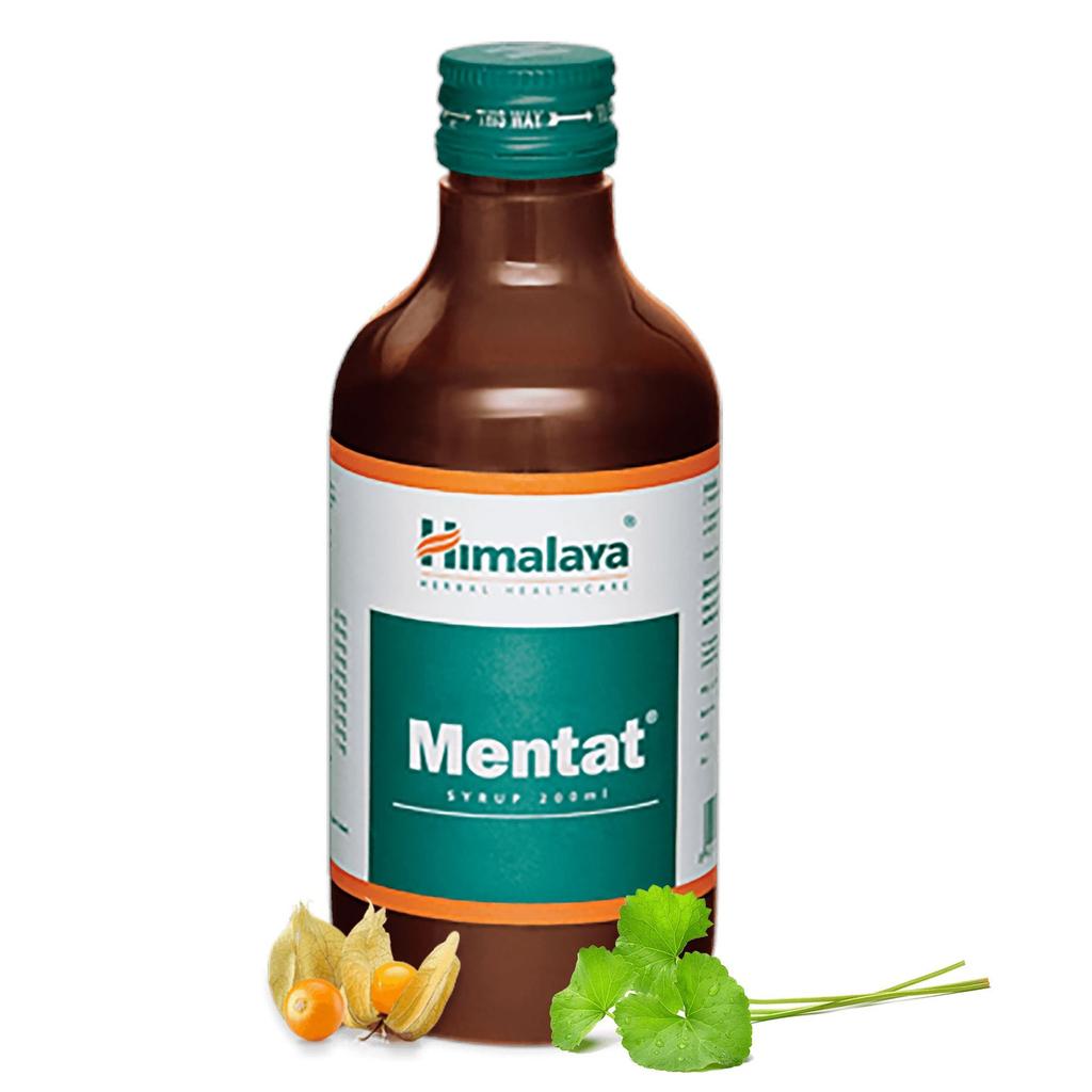Himalaya Mentat Syrup 200ml - Boost Focus, Concentration, and Mental Energy Naturally