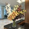 Real Touch Simulation Cymbidiums Handmade Fake Flowers  Home Decoration