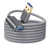 USB 3.0 Extension Cable 1M,Short USB Extension Cable Type a Male To a Female 5Gbps Data TransferCompatible with Keyboard,USB