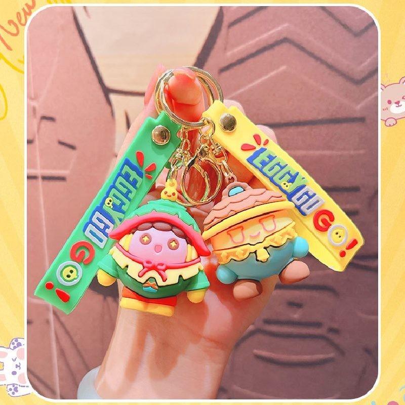 Eggy Theme Party Game Characters Toy Key Chain Bag Car Pendant Decoration Table