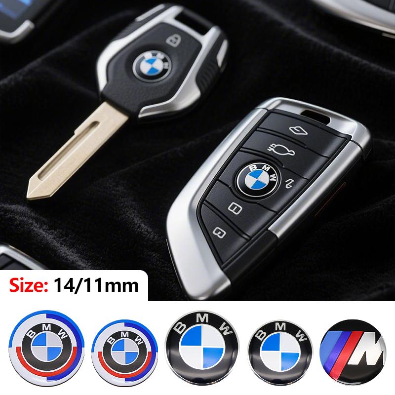 11mm 14mm Znak na dálkovém ovladači klíče od auta Pro BMW E46 E90 F10 Samolepka Logo Náhradní F30 G20 X1 X3 X5 M Performance 50. výročí