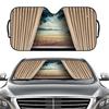 Punch-Free Blackout Sun Shade Curtain for Car Windshield