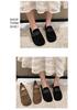 Non-slip Slip-On Leather Loafers for Wide Feet Women, Spring-Summer 2024 Collection