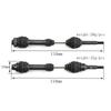 4 Pcs Rr Drive Shaft Steel Driveshaft CVD Replacement for   Slash Rustler Hoss   VXL 4X4 1/10 Remote control Car