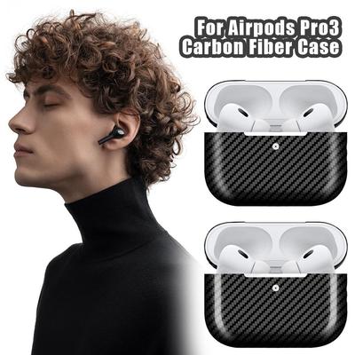 Real Aramid Fiber Case For Airpods Pro 2 3 Thin Carbon Fiber Cover for Airpods 4/Airpods Pro 3 Carbon Fiber Earphone Cover