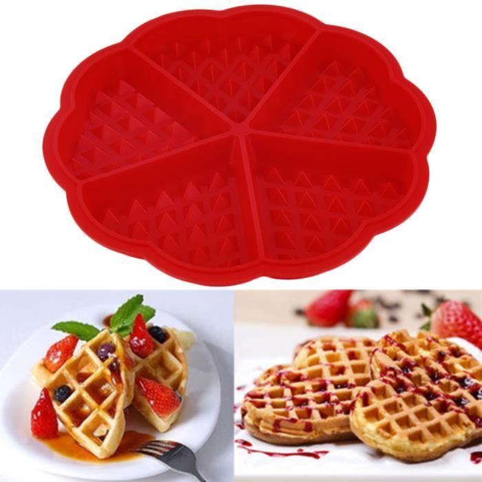 

1 X Coeur Gaufre 5 Moule silicon Cavity Four Pan Cookie Cuisson Muffin Gâteau Accessoires de Cuisson Outils Cuisine Fournitures