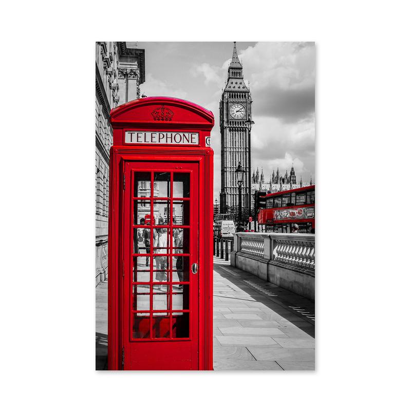 City London Paris Landscape Canvas Paintings Nordic Posters and Prints Wall Art Pictures for Living Room Home Decoration