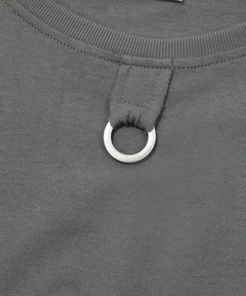 EPISODE UNTITLED Cut-Off Logo Ring Point T-Shirt_Grey