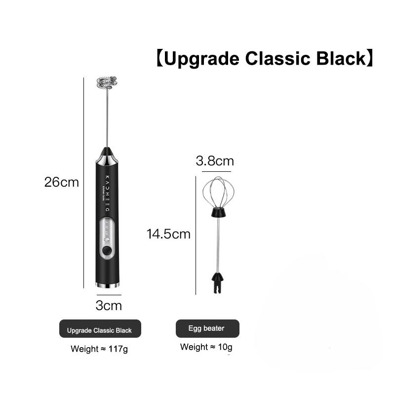 

1 комплект электрический вспениватель молока кофе ручной USB зарядка с подставкой быстро взбитые сливки яичные белки портативный кухонный инструмент