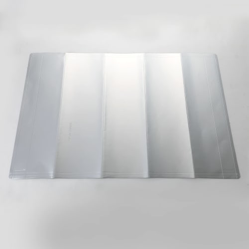 Toyo Aluminum Gas Stovetop Stain Prevention Mat, 55cm x 70cm, Set of 2, Antibacterial, Silver, for Under-the-Stove Use, S2334