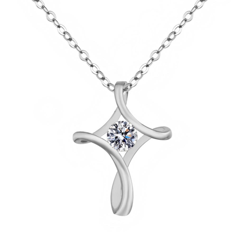 Trendy European & American Cross Pendant Fashion Necklace