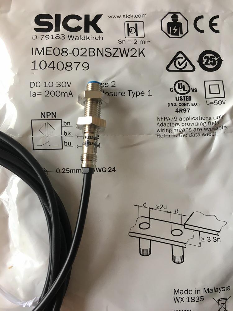 New SICK IME08 Proximity Switch IME08-02BNSZW2K/2S