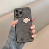 Cute Laser Bear Cartoon Phone Case For Iphone 13 14 12 11 Pro Max Xs Xr X Pu Leather Shockproof Protective Back Cover