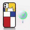 Carcasă Telefon Model Abstract Piet Mondrian Carcasă Magnetică Pentru IPhone 16 14 13 12 15 Pro Max Plus Pentru Magsafe Capac Încărcare Wireless