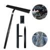 Telescoping Bathroom Cleaner Steel Shower Scraper Adjustable Long Handle Window Squeegee Mirror Maintenance Accessory