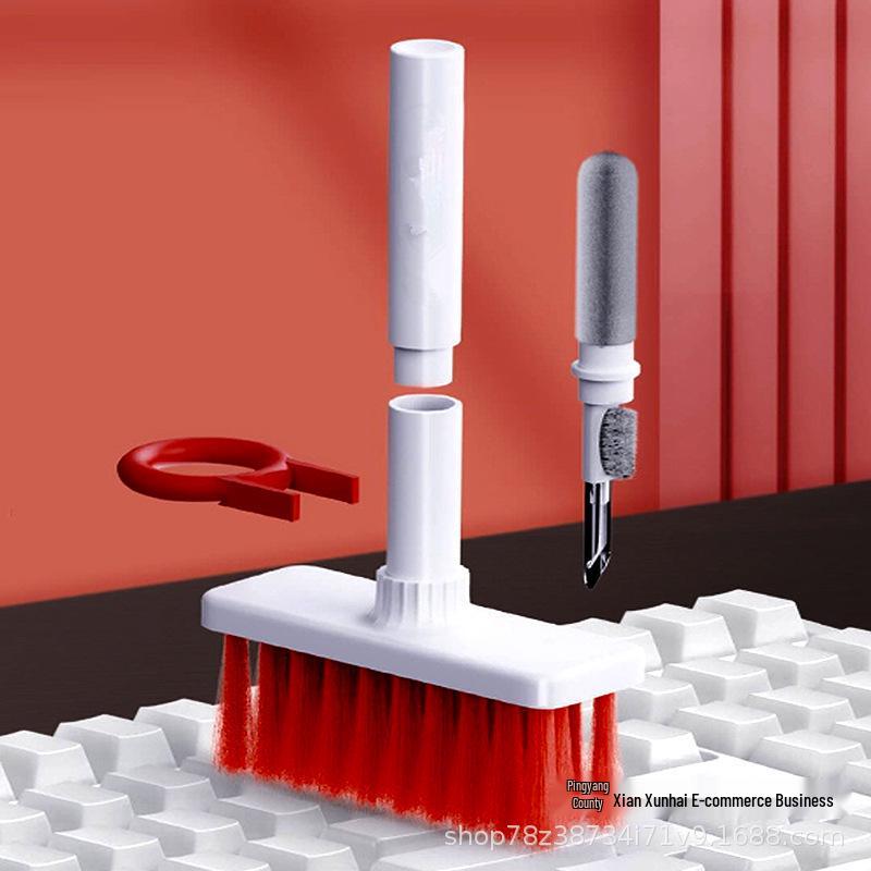 

5-in-1 Headphone, Keycap, and Keyboard Cleaning Kit красный/чёрный