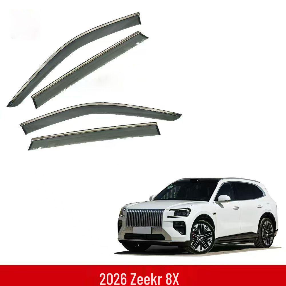 Zeekr 9X 2025 Rain & Sun Window Visors – Rainproof Shields & Decorative Exterior Accessories