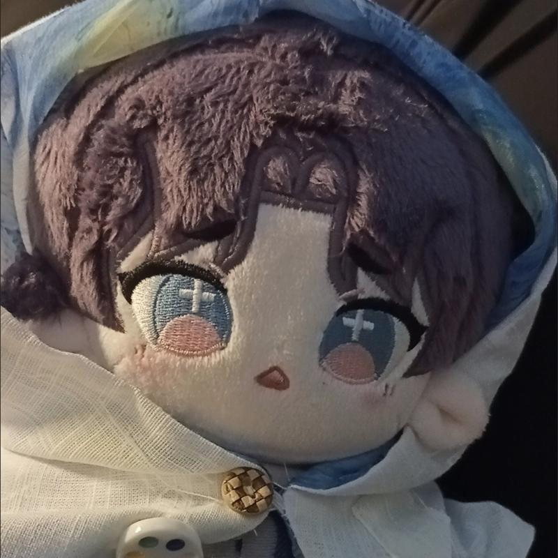 20cm Anime Game Love and Deepspa Rafayel Kawaii Cosplay Cotton Doll Body Cartoon Soft Plushies Dress Up Toy Figures Fans Gift