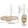 1:100 Scale Wooden Ships Model Ancient Sailboat Wooden Sailing Boat Boat Assembly Toy  DIY Hobby