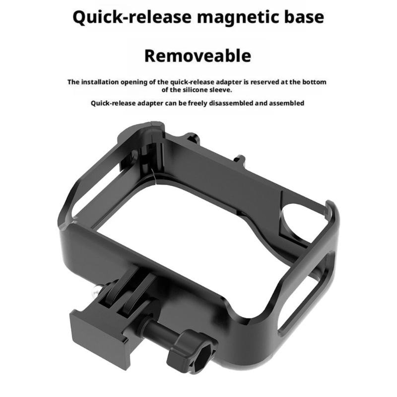 Shockproof Camera Utility Frame Precised Fit Quick Installation Adventure Essential Accessory for 360 GO Ultra