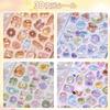 SUOKOMR Cute 3D Stickers 6 Sheets Pack Perfect for Home Cell DIY and Air-Covered Glow-in-the-Dark - - Decoration, Decor, Gifts, Phones, Diaries,