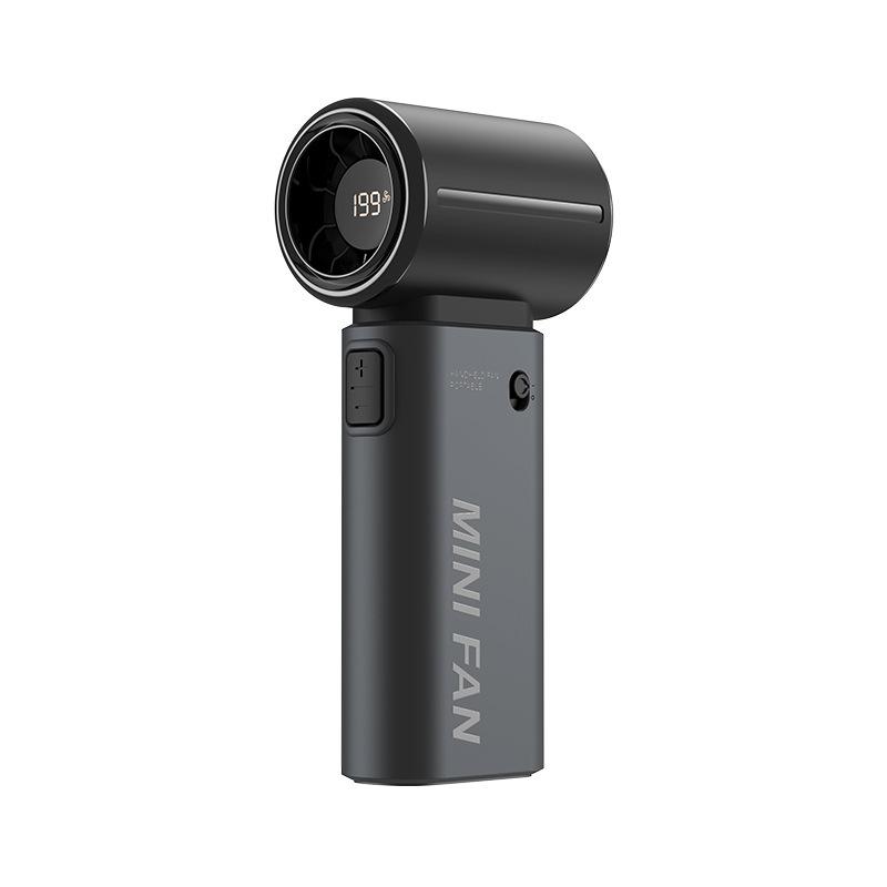 

High-Speed Energy-Saving Handheld Fan: Digital Display, Portable, Powerful, Outdoor Pocket Size 60*41*135