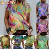 Women's Fashion Casual Short Sleeve O-Neck Blouses & Shirts