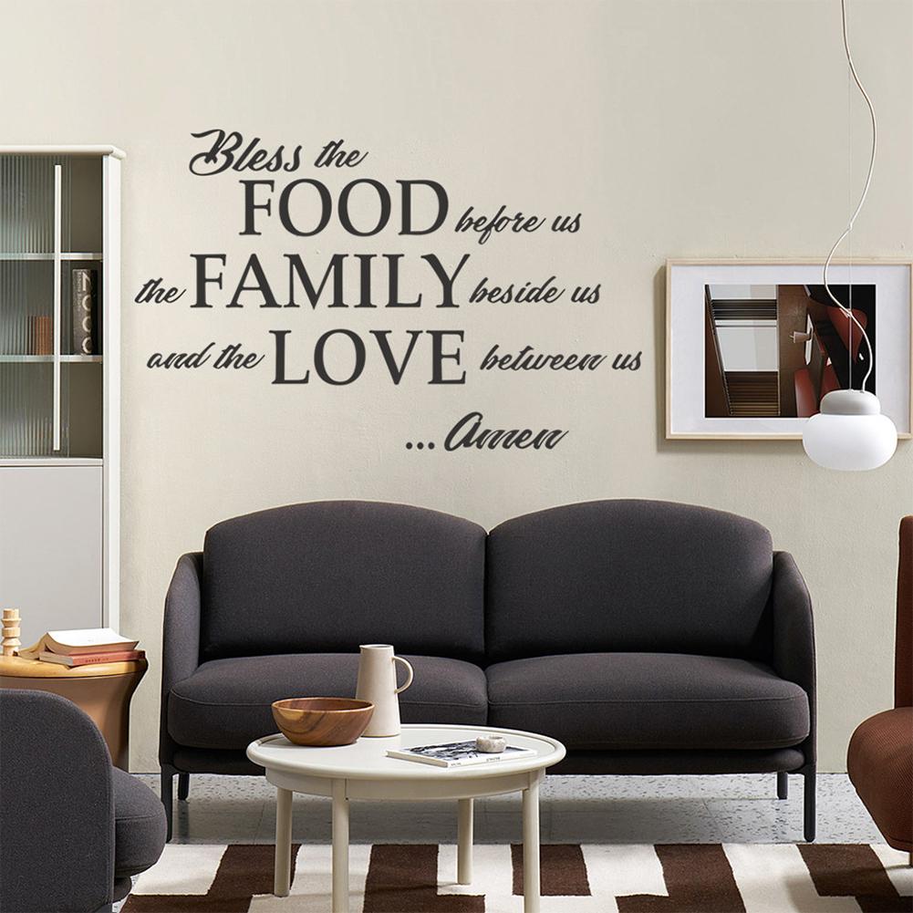 English Letter Inspirational Wall Stickers Self-adhesive Wall Decals For Bedroom Living Room Decoration