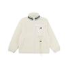 New Balance Lifestyle Casual Collection Velvet Jackets Unisex White Stand Collar Moderate AMJ13393-MSU