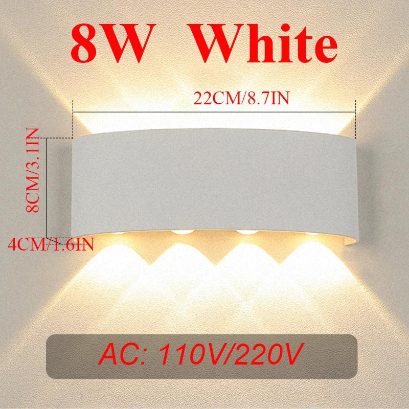 Led Wall Lamp Outdoor Lights Waterproof Sconces Wall Light AC85-265V For Home Indoor Decoration Bedroom Living Room Lighting