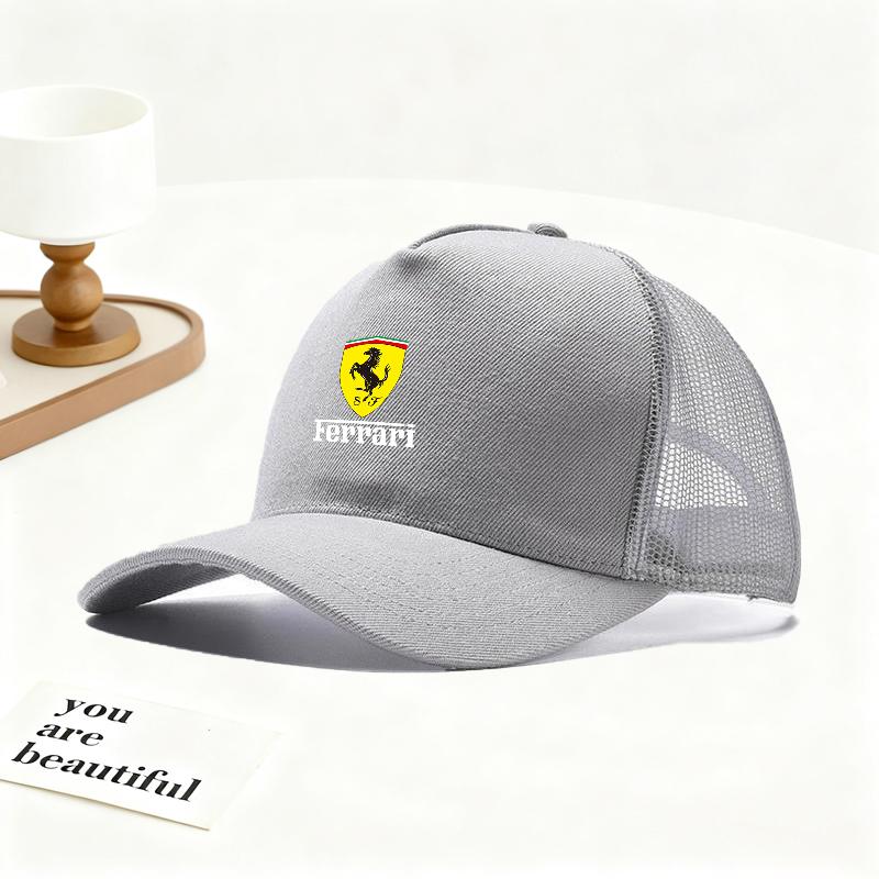 Car Logo Leisure Outdoor Sports Baseball Cap Men Women Sun Protection Hat for Ferrari SF90 Stradale SF90Spider 296 GTB 296 GTS