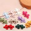 1pcs Chinese Knot Clasps Vintage Button Cord Toggles for Qipao Jacket, Wedding Hanfu Accessory