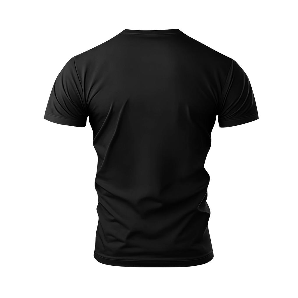 T-shirt décontracté d'été pour homme à manches courtes, col rond, tissu léger, respirant et à séchage rapide, coupe confortable pour les activités de plein air