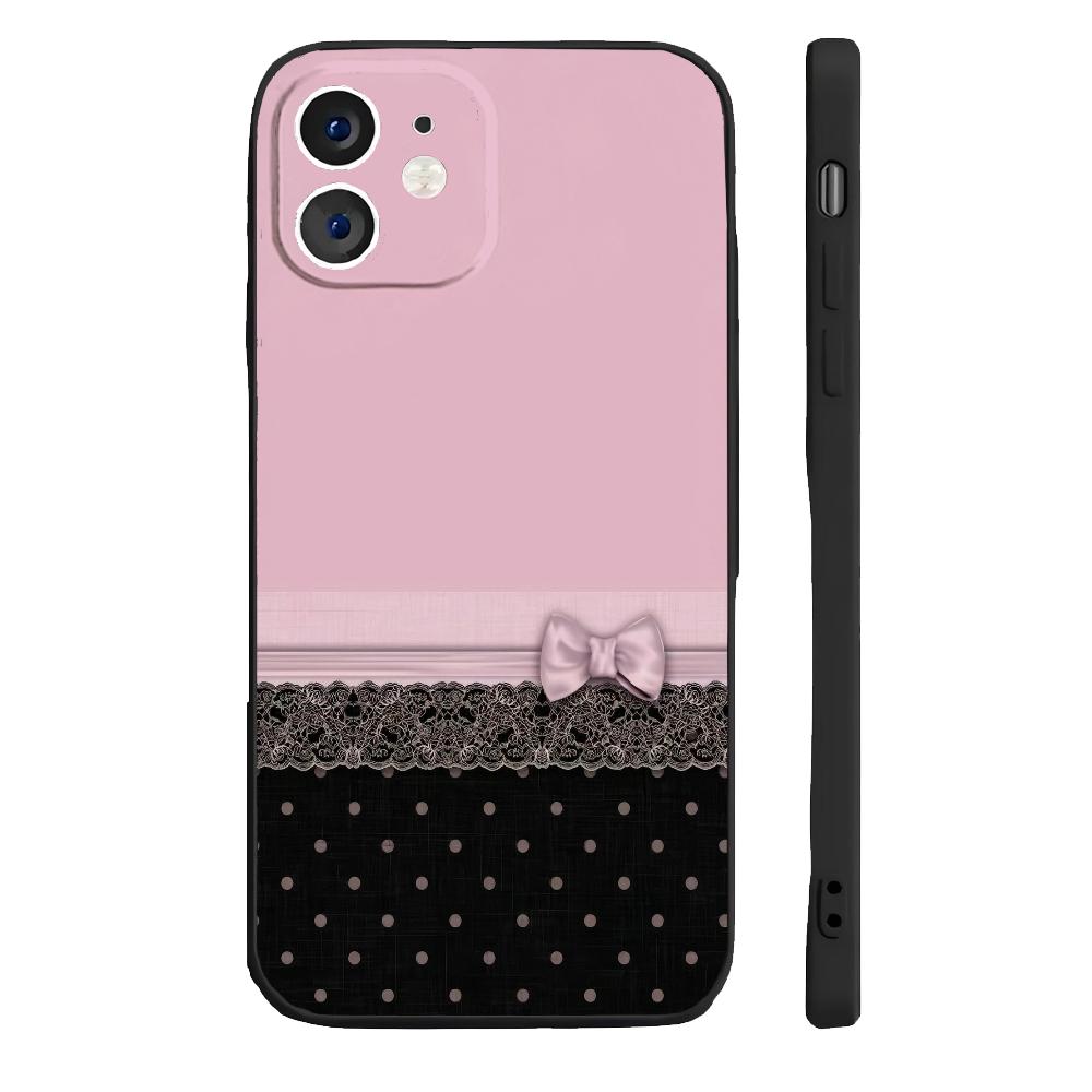 

Кружевной стиль Cool Girl чехол для телефона силиконовый мягкий для IPhone 16 15 14 13 12 11 Plus Pro Max Plus For IPHONE 15PROMAX