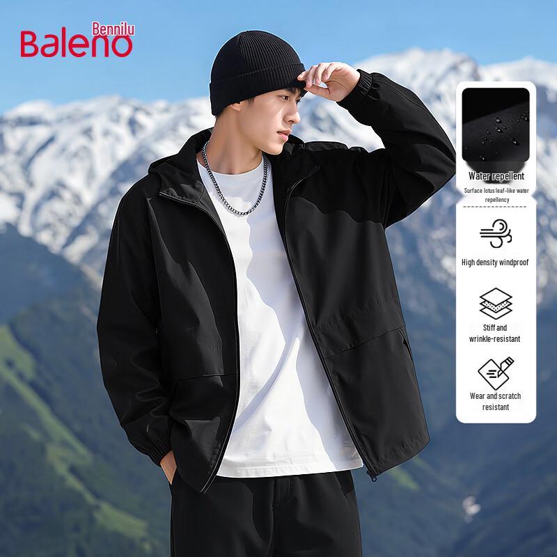 Baleno Men s Loose Casual Windbreaker Jacket 2XL