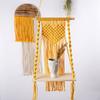 Boho Makramee Wandregal Organizer für Badezimmer und Aufbewahrung zu Hause