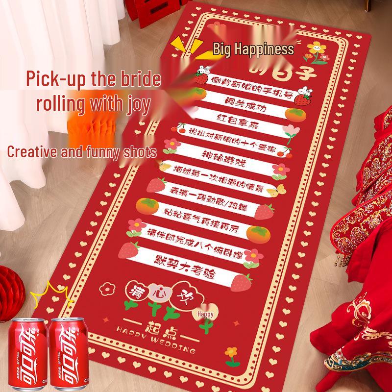 

Wedding Prank Door-Blocking Prop - Creative Funny Game for Groom