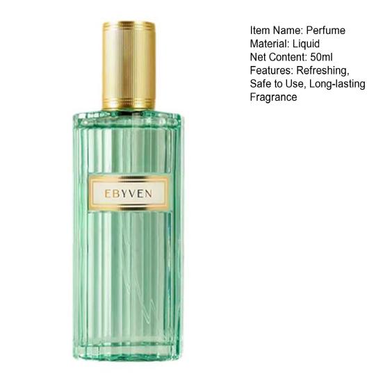 50ML Light Women Perfume, Fresh Floral Woody Notes Scented Liquid, Long-lasting Fragrance Spray for Daily Wear, Office, Dating