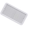 RV Side Air Ventilation Grille 13.78x7.32in UV Resistant Rectangle Air Vent Grill Cover for Camping Vehicle Motorhome