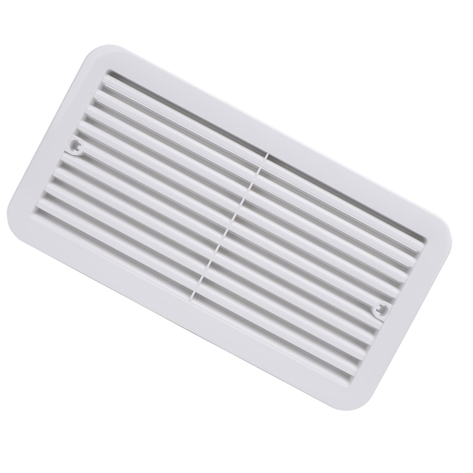 

Боковая вентиляционная решетка для RV 13,78x7,32 дюйма, устойчивая к УФ-лучам, прямоугольная крышка вентиляционной решетки для кемпинга, транспортного средства, автодома