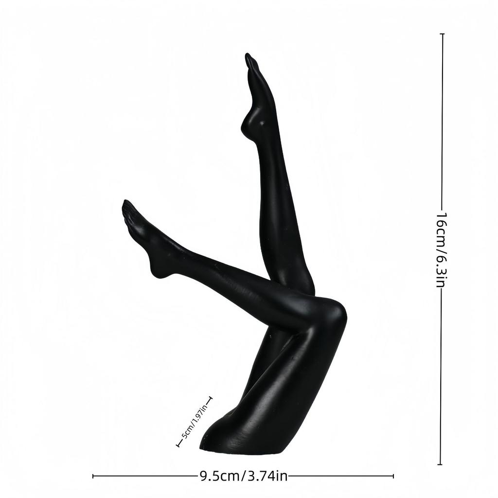 Modern Art Female Leg Sculpture, Office Desktop Ornament, Holiday Decoration For Valentine'S Day, Thanksgiving Day