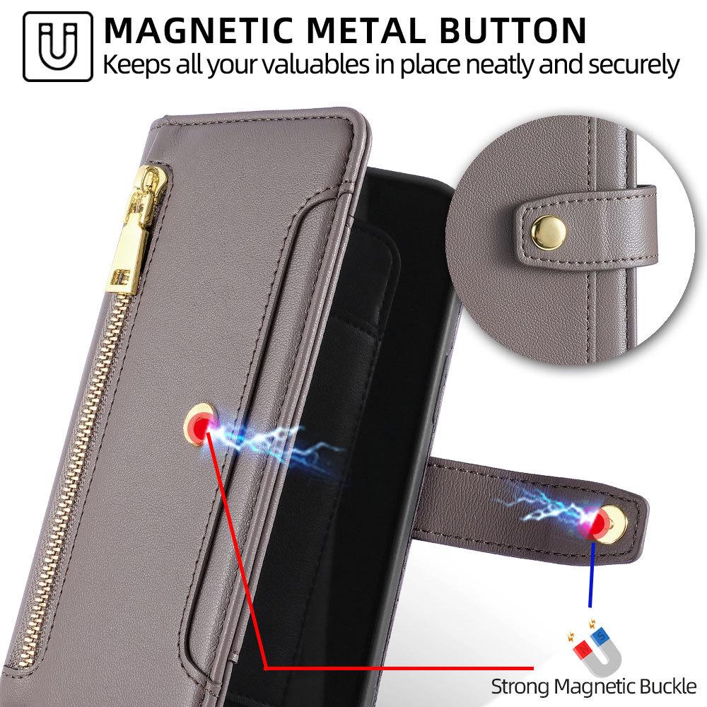OPPO Reno 15 5G Drop-proof Leather Phone Case, Reno 13 Compatible