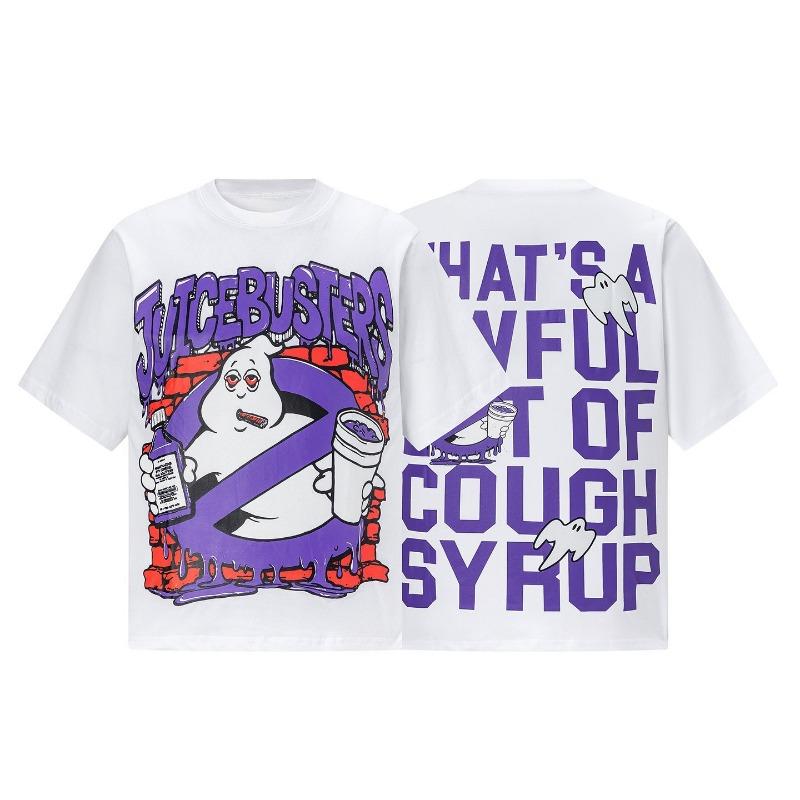 Mens Hip Hop T-Shirts Graphic Print Tees Summer Streetwear O-Neck Short Sleeve Casual Fashion Tops New Arrival