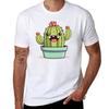 Cute Cactus Tshirt Outdoor Sports Short Sleeve Top Tshirt