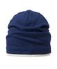 Eondeokeonteulol Cool Two-Tone Color Block Cotton Long Loose Fit Hat Beanie / Layered Slub / Blue
