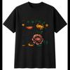 Psychedelic Ranunculus In Nature Mens T-Shirt Black 100% Cotton Garden Printed
