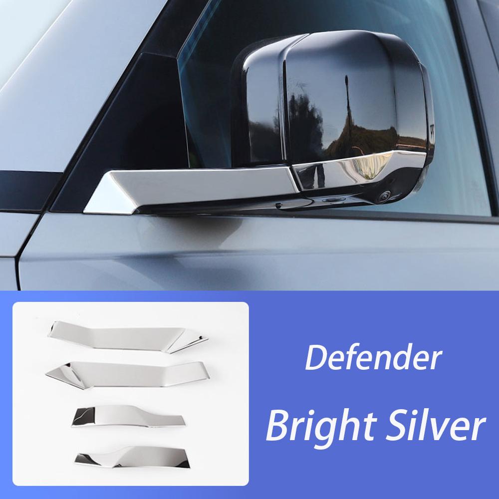 For Land Rover New Defender -2025 Rearview Mirror Stainless Steel Protective Strip Chrome Exterior Modification Accessories