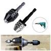 0.3 6.5mm Hexagonal Handle Three Jaw Twist Drill Chuck Quick Change Three Jaw Conversion Chuck 1PC